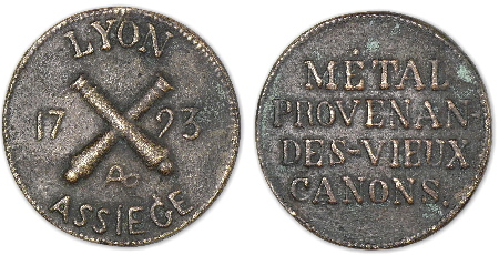 Monnaies du sige de Lyon